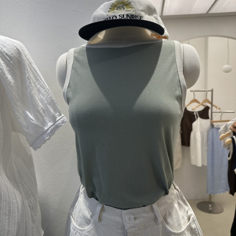 GOLDEN MARKET東大門實拍女裝新款真品25春夏休閑吊帶背心GOLDEN MARKET吊帶/背心圖色2