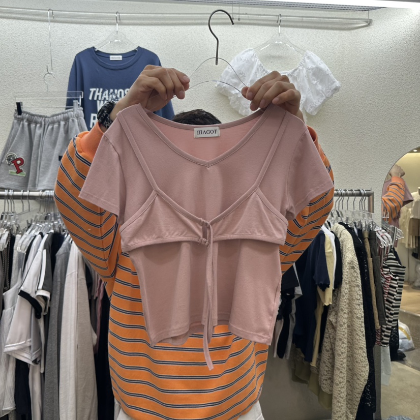 MAGOT東大門實拍女士新品人氣時尚職業真品休閑25春夏套裝兩件套IIIΛGOT/MAGOT套裝