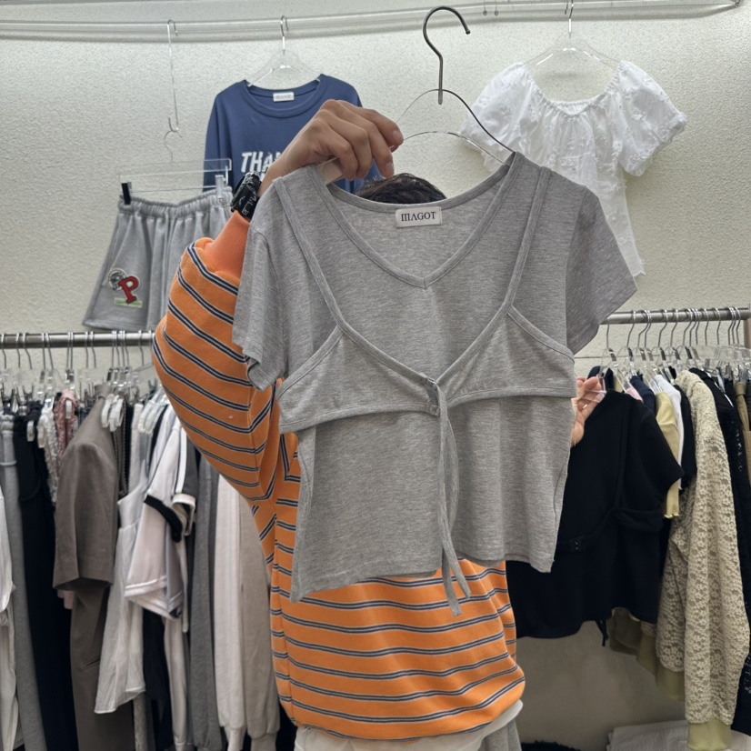 MAGOT東大門實拍女士新品人氣時尚職業真品休閑25春夏套裝兩件套IIIΛGOT/MAGOT套裝圖色2