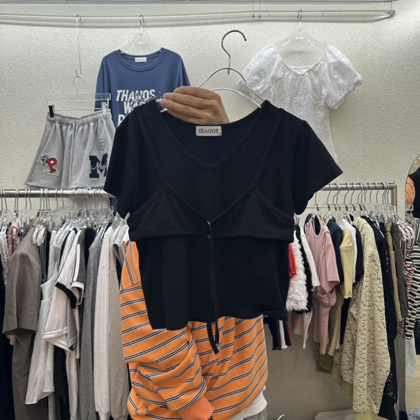 MAGOT東大門實拍女士新品人氣時尚職業真品休閑25春夏套裝兩件套IIIΛGOT/MAGOT套裝圖色3