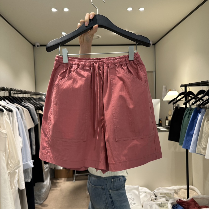 RE STOCK東大門直郵女士新品25春夏休閑職業熱賣真品人氣短褲RE STOCK短褲圖色5