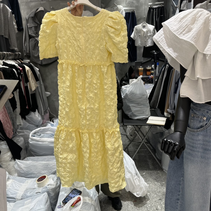 A-DEL東大門實拍女裝新款25春夏休閑真品推薦熱賣人氣連衣裙A-DEL連衣裙