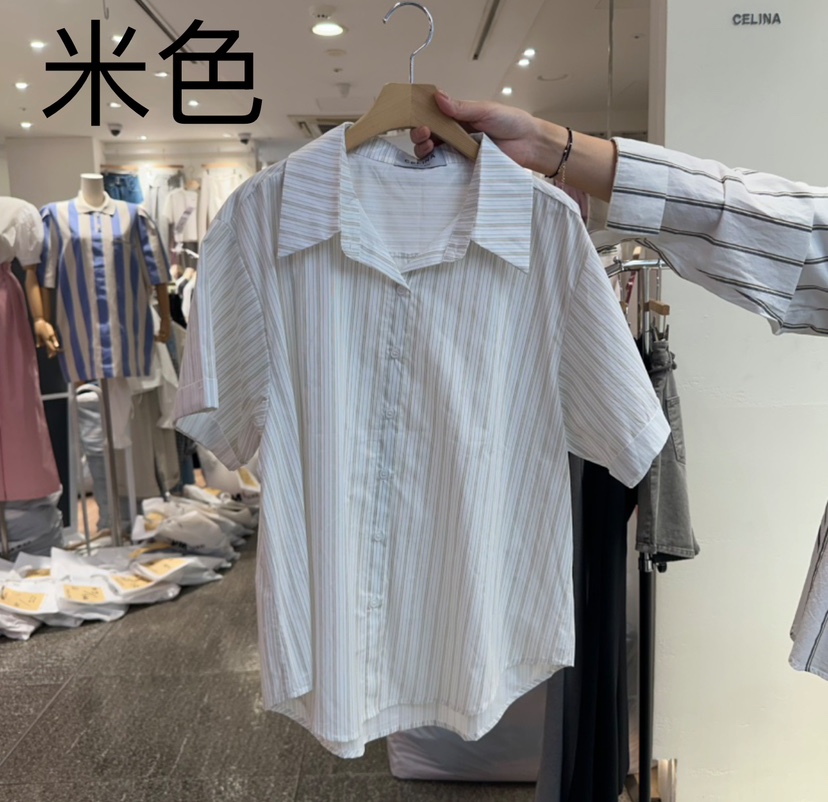 CELINA韓國直郵女裝新品熱賣職業休閑時尚人氣推薦襯衫蕾絲衫CELI_NA襯衫/蕾絲衫