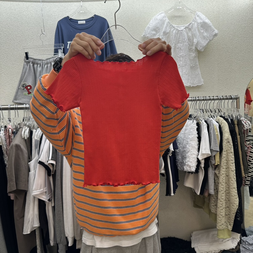 MAGOT韓國代購女士新款25春夏職業時尚推薦休閑真品熱賣T恤IIIΛGOT/MAGOTT恤