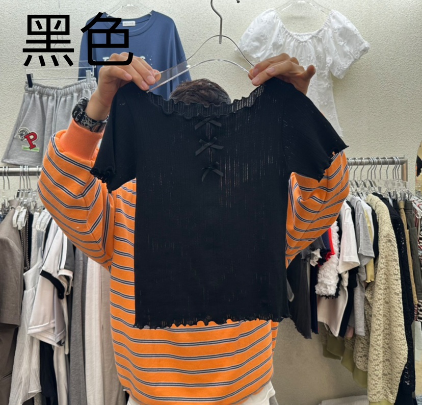 MAGOT韓國代購女士新款25春夏職業時尚推薦休閑真品熱賣T恤IIIΛGOT/MAGOTT恤圖色4