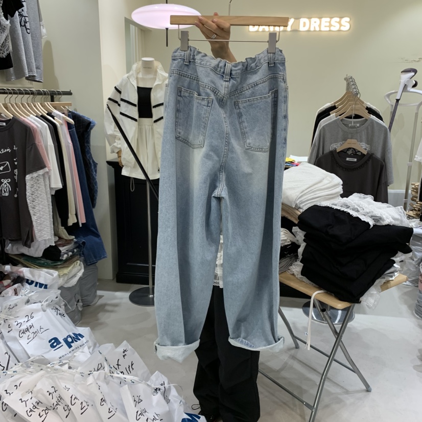 DAISY DRESS韓國代購女士新品人氣時尚休閑職業推薦牛仔褲DAISY DRESS牛仔褲