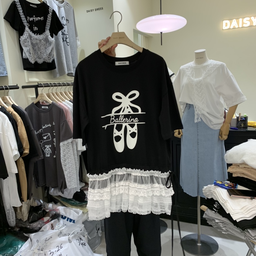 DAISY DRESS東大門實拍女裝新品休閑職業真品推薦熱賣時尚T恤DAISY DRESST恤圖色2