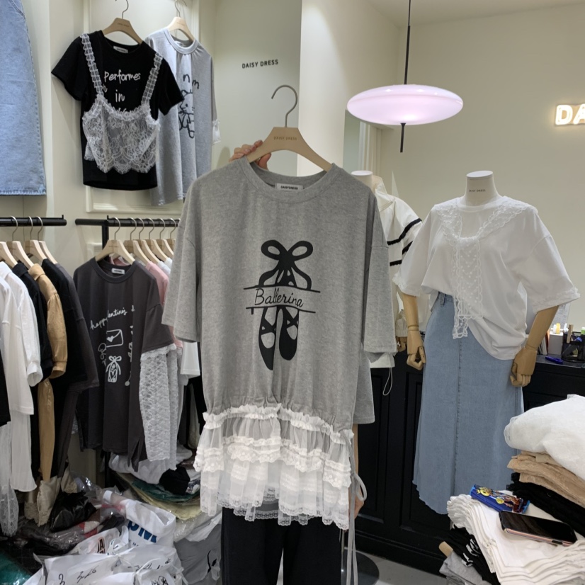 DAISY DRESS東大門實拍女裝新品休閑職業真品推薦熱賣時尚T恤DAISY DRESST恤圖色3