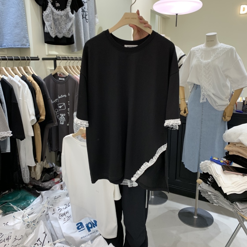 DAISY DRESS韓國直郵女士新款真品時尚推薦25春夏人氣職業T恤DAISY DRESST恤圖色3
