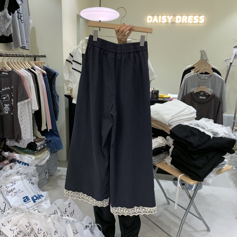 DAISY DRESS東大門直郵女士新款推薦時尚25春夏休閑褲蕾絲DAISY DRESS休閑褲