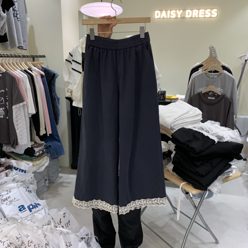DAISY DRESS東大門直郵女士新款推薦時尚25春夏休閑褲蕾絲DAISY DRESS休閑褲圖色2