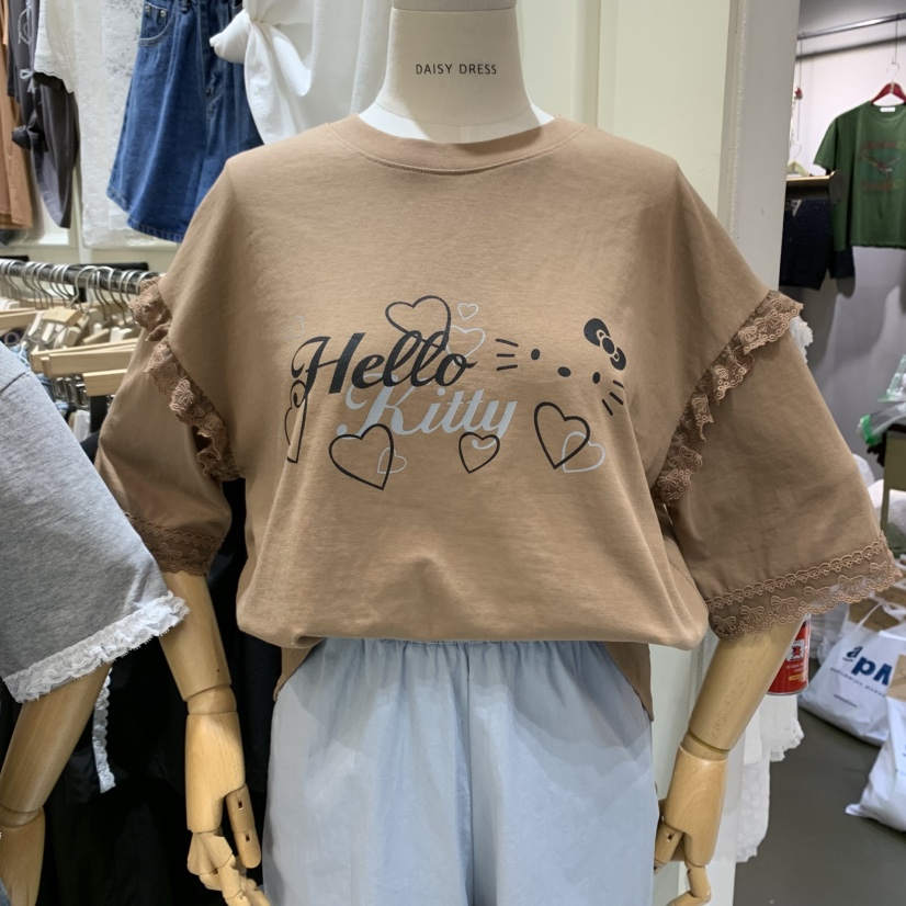 DAISY DRESS韓國直郵女士新品真品職業人氣25春夏推薦T恤海軍DAISY DRESST恤圖色3