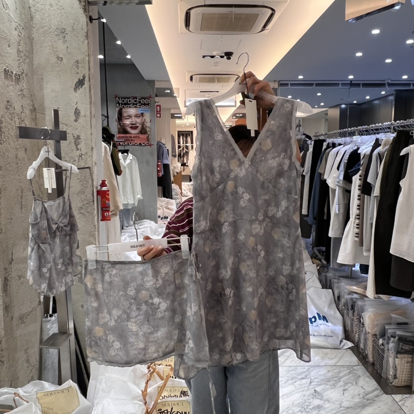 SOLD OUT韓國直郵女士新品推薦職業25春夏休閑真品熱賣套裝SOLD OUT套裝圖色2