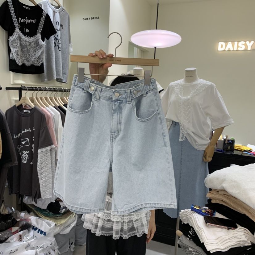 DAISY DRESS東大門代購女士新款休閑熱賣人氣25春夏短褲紐扣FIFO短褲圖色2