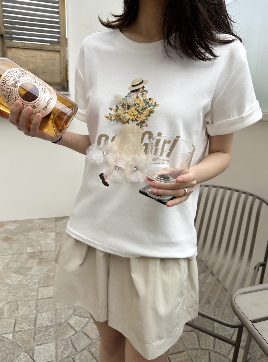 CLASSY-O東大門實拍女裝新款時尚休閑推薦職業真品T恤刺繡CLASSY-OT恤