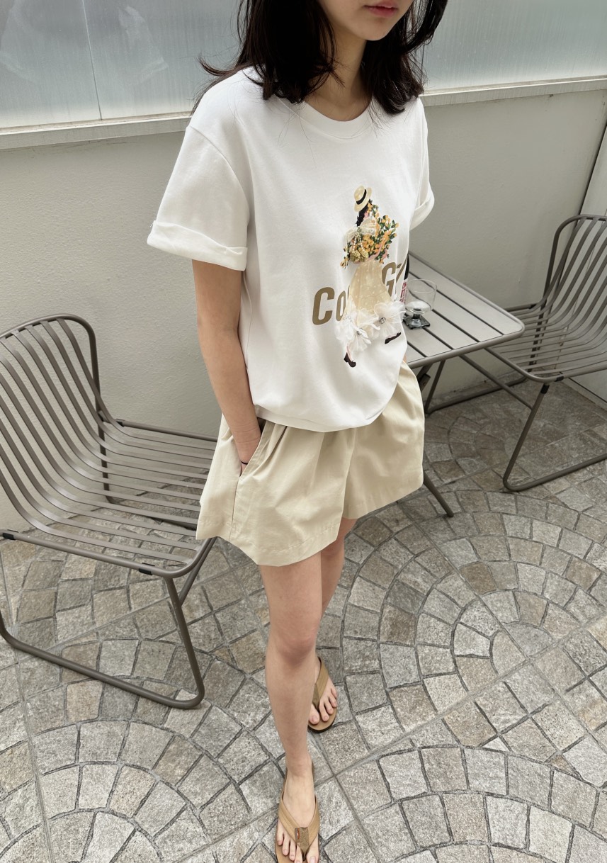 CLASSY-O東大門實拍女裝新款時尚休閑推薦職業真品T恤刺繡CLASSY-OT恤