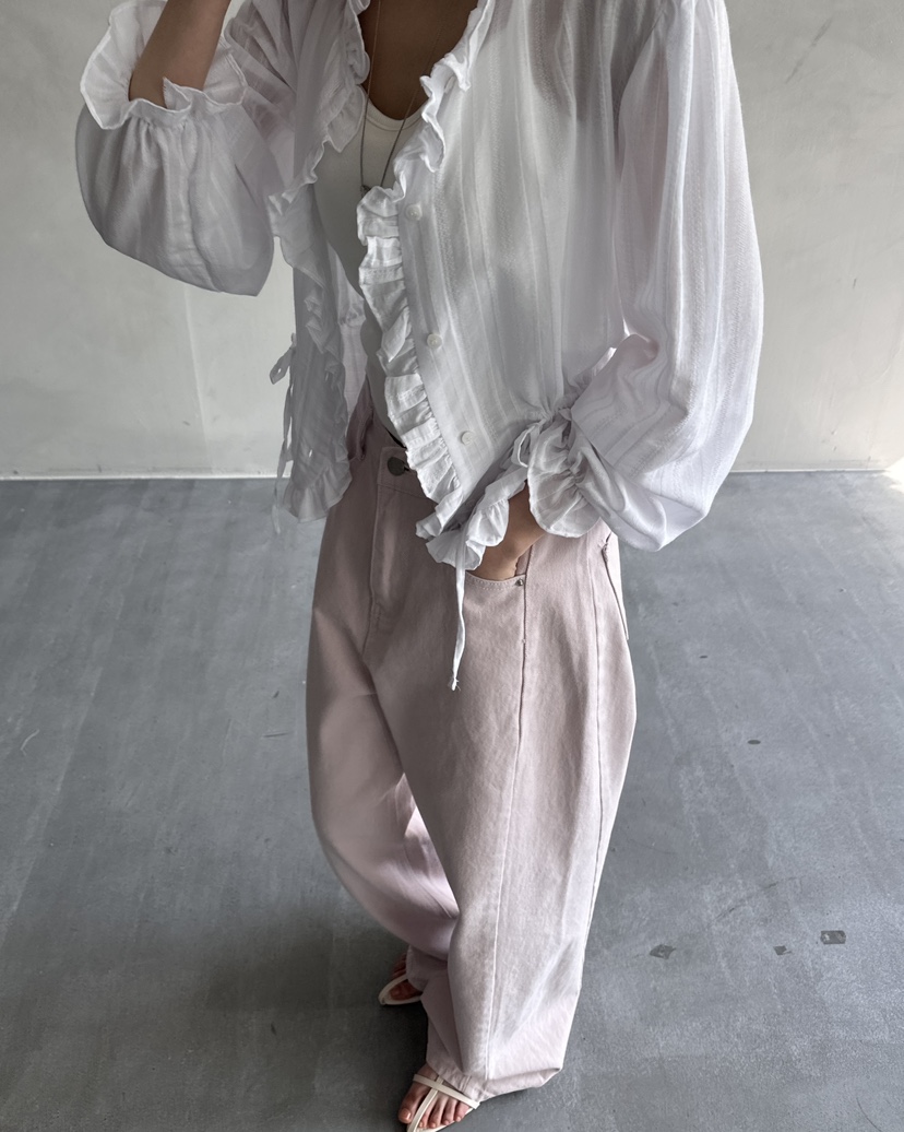 HOWDY韓國直郵女士新款時尚25春夏人氣推薦職業真品休閑牛仔褲howdy牛仔褲