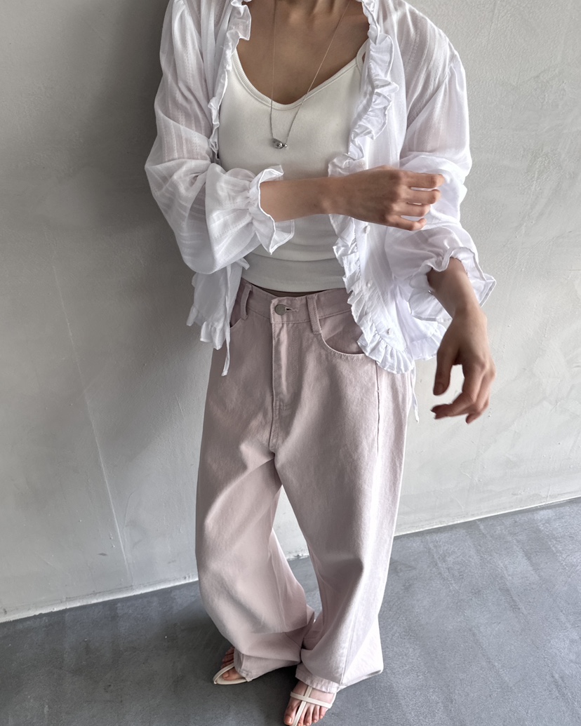 HOWDY韓國直郵女士新款時尚25春夏人氣推薦職業真品休閑牛仔褲howdy牛仔褲