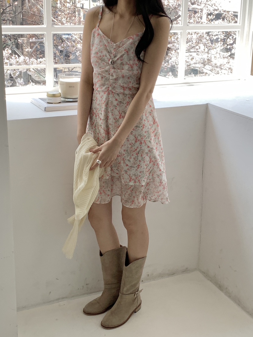 FRILL-T東大門代購女裝新品休閑職業熱賣推薦25春夏連衣裙FRILL-T連衣裙