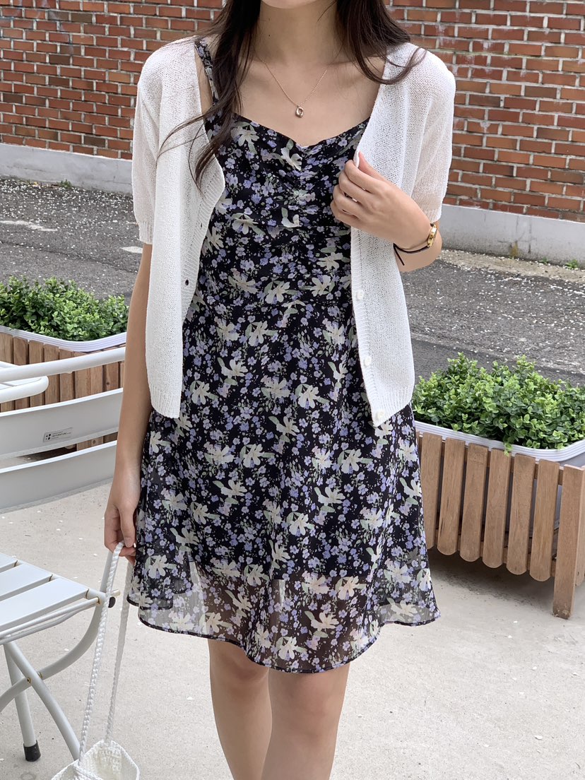 FRILL-T東大門代購女裝新品休閑職業熱賣推薦25春夏連衣裙FRILL-T連衣裙