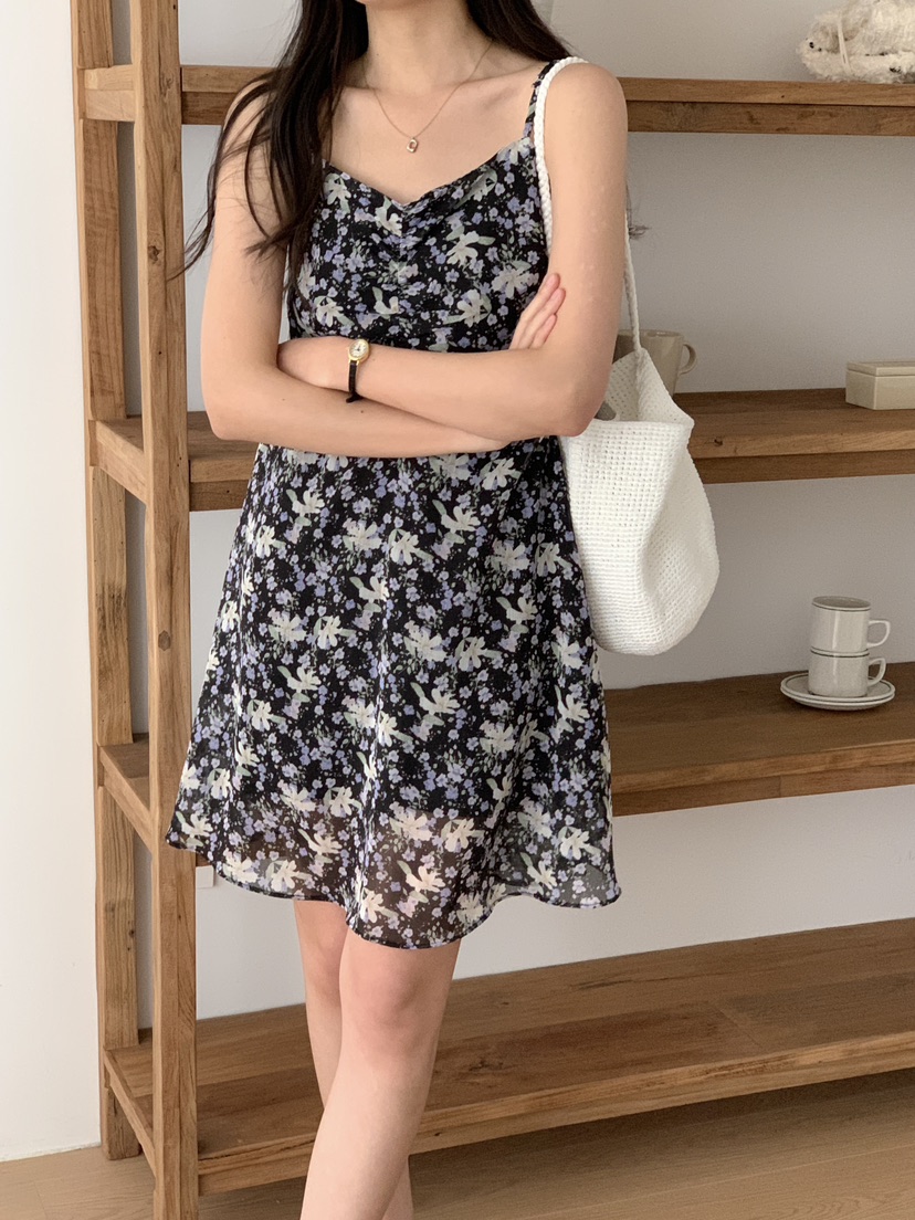 FRILL-T東大門代購女裝新品休閑職業熱賣推薦25春夏連衣裙FRILL-T連衣裙