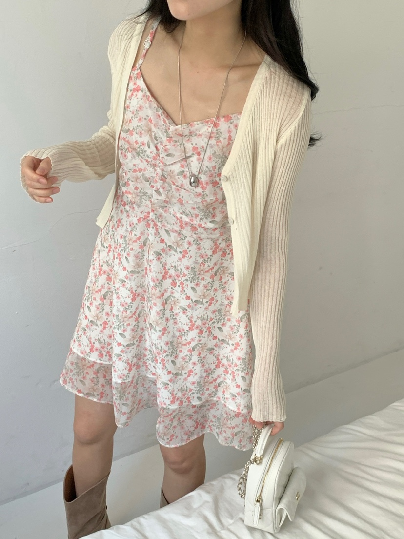 FRILL-T東大門代購女裝新品休閑職業熱賣推薦25春夏連衣裙FRILL-T連衣裙