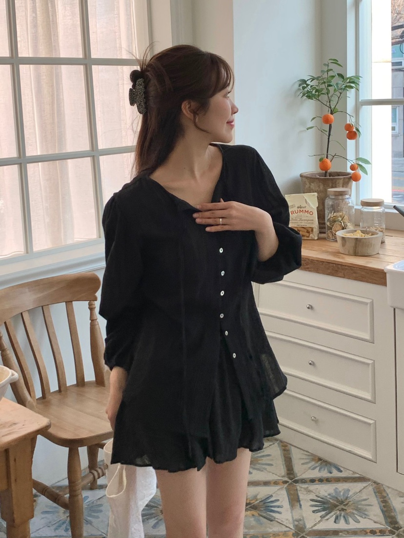 FRILL-T韓國直郵女士新品休閑真品25春夏推薦熱賣套裝套裝FRILL-T套裝