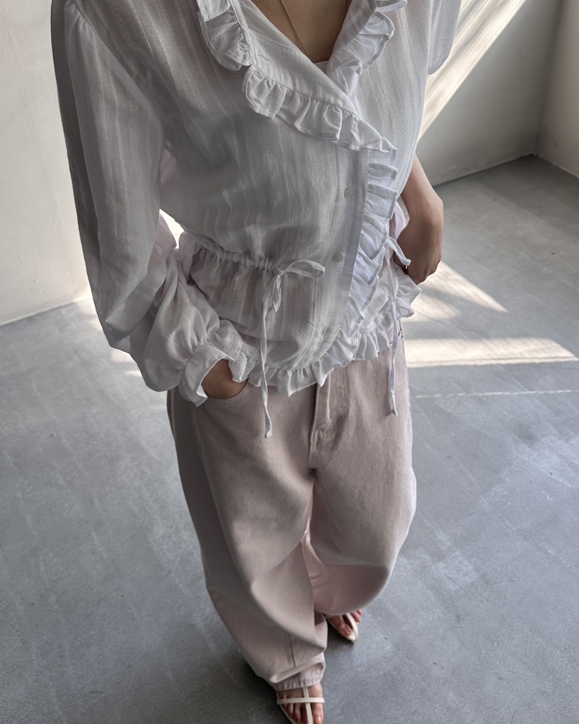 HOWDY東大門直郵女士新款休閑熱賣時尚真品人氣25春夏襯衫蕾絲衫howdy襯衫/蕾絲衫