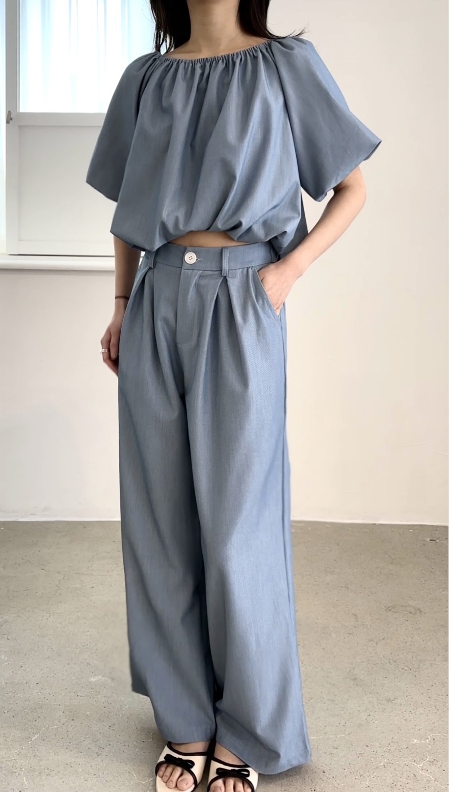 CLASSY-O韓國直郵女裝新款職業25春夏人氣熱賣套裝天絲套裝CLASSY-O套裝圖色1
