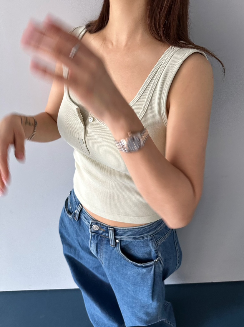 BYRING東大門代購女士新款25春夏休閑時尚推薦人氣吊帶背心BYRING吊帶/背心