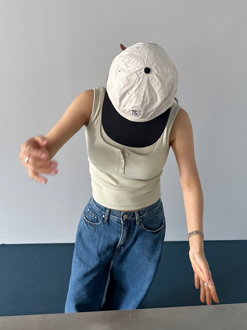 BYRING東大門代購女士新款25春夏休閑時尚推薦人氣吊帶背心BYRING吊帶/背心