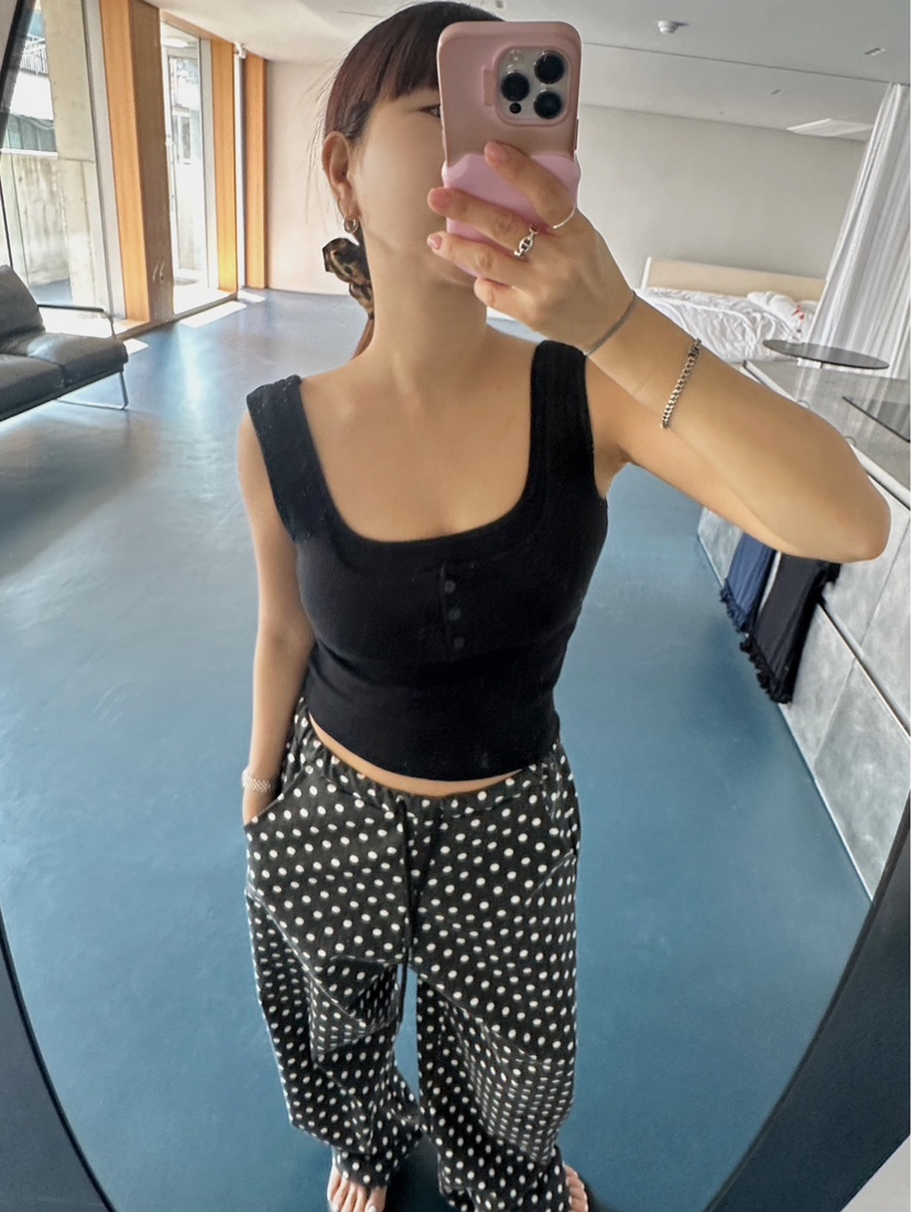 BYRING東大門代購女士新款25春夏休閑時尚推薦人氣吊帶背心BYRING吊帶/背心