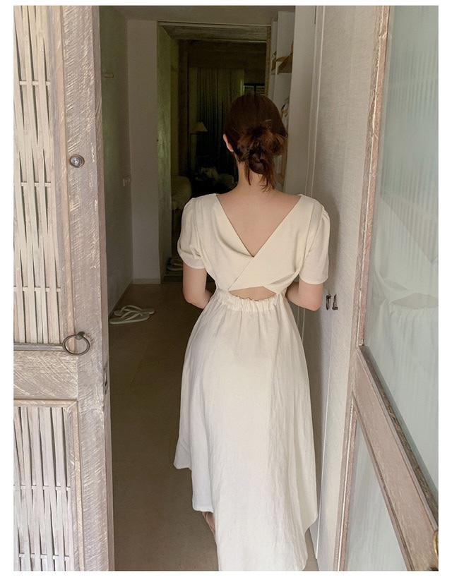 FRILL-T東大門代購女裝新款時尚真品人氣職業25春夏連衣裙FRILL-T連衣裙