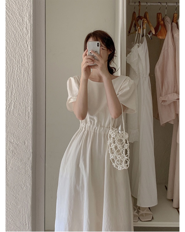 FRILL-T東大門代購女裝新款時尚真品人氣職業25春夏連衣裙FRILL-T連衣裙