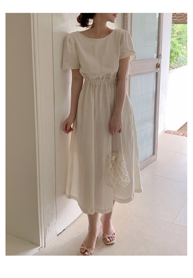 FRILL-T東大門代購女裝新款時尚真品人氣職業25春夏連衣裙FRILL-T連衣裙