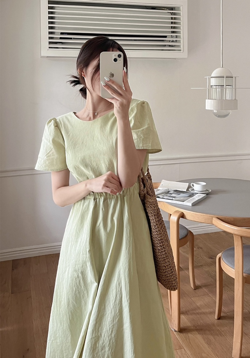 FRILL-T東大門代購女裝新款時尚真品人氣職業25春夏連衣裙FRILL-T連衣裙