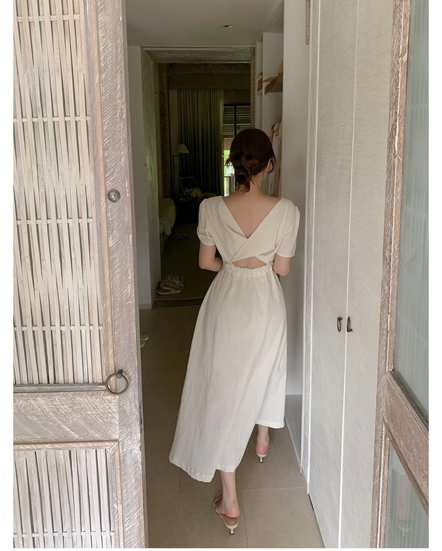 FRILL-T東大門代購女裝新款時尚真品人氣職業25春夏連衣裙FRILL-T連衣裙
