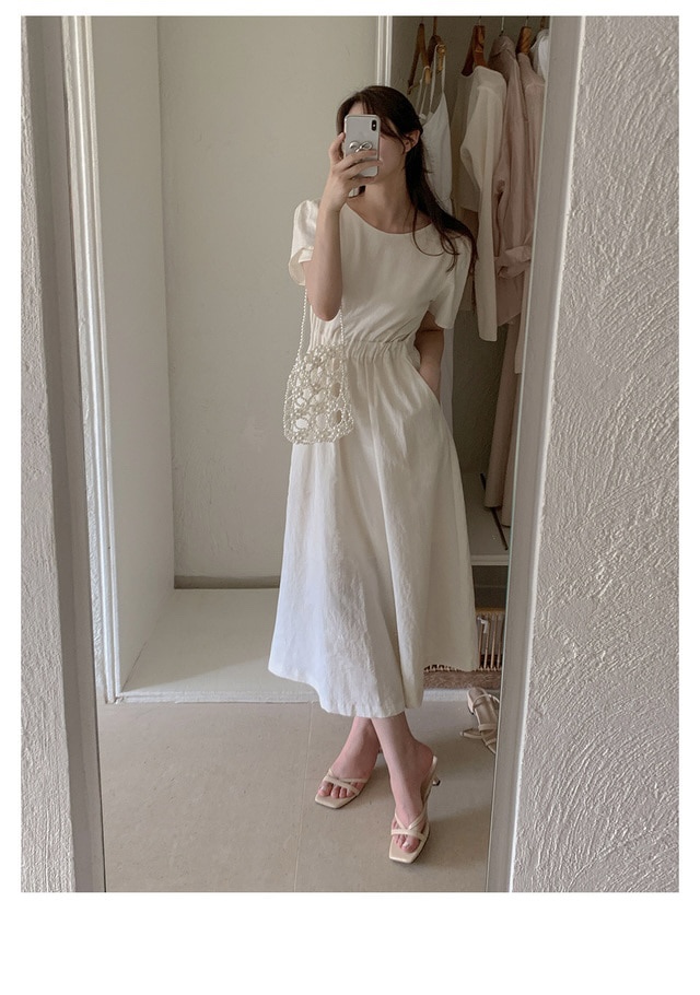 FRILL-T東大門代購女裝新款時尚真品人氣職業25春夏連衣裙FRILL-T連衣裙