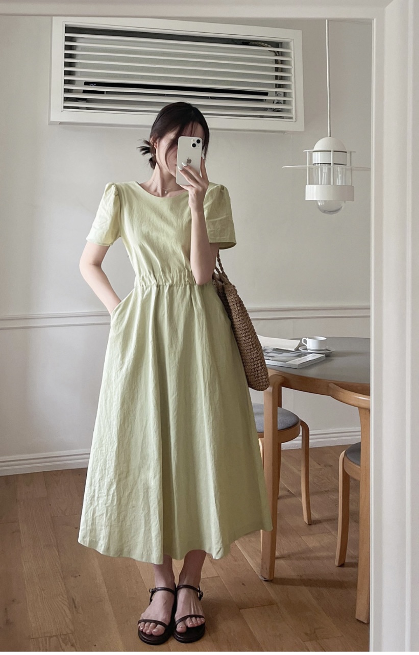 FRILL-T東大門代購女裝新款時尚真品人氣職業25春夏連衣裙FRILL-T連衣裙圖色2
