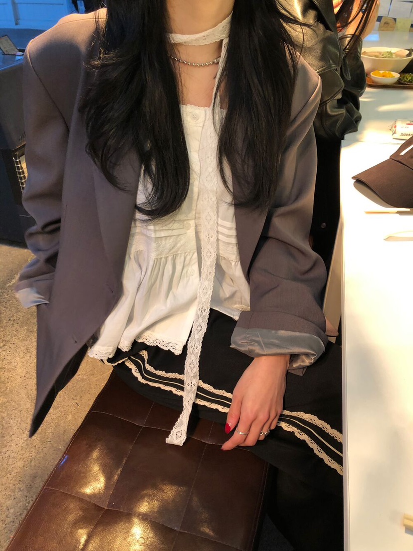FRILL-T東大門代購女裝新款休閑推薦人氣熱賣吊帶背心含脖帶FRILL-T吊帶/背心