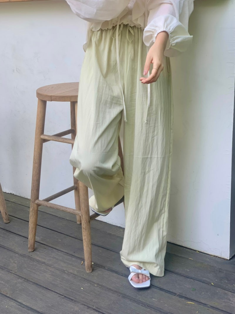 FRILL-T東大門代購女士新品真品25春夏職業推薦人氣休閑褲FRILL-T休閑褲