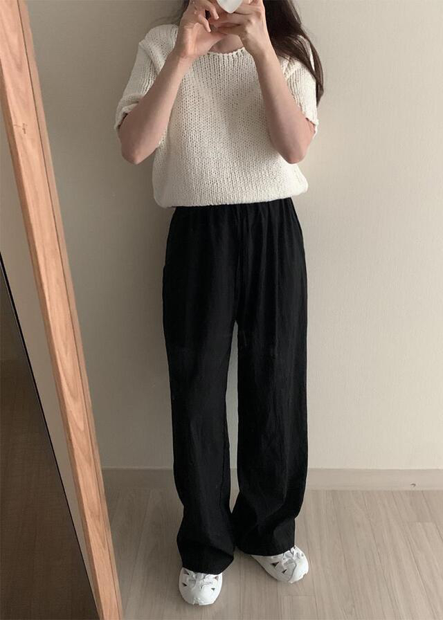 FRILL-T東大門代購女士新品真品25春夏職業推薦人氣休閑褲FRILL-T休閑褲
