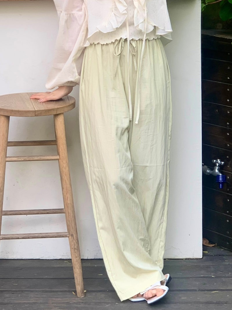 FRILL-T東大門代購女士新品真品25春夏職業推薦人氣休閑褲FRILL-T休閑褲