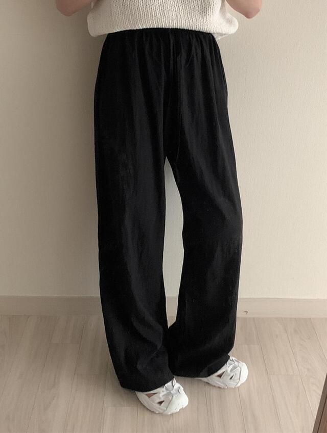 FRILL-T東大門代購女士新品真品25春夏職業推薦人氣休閑褲FRILL-T休閑褲圖色3