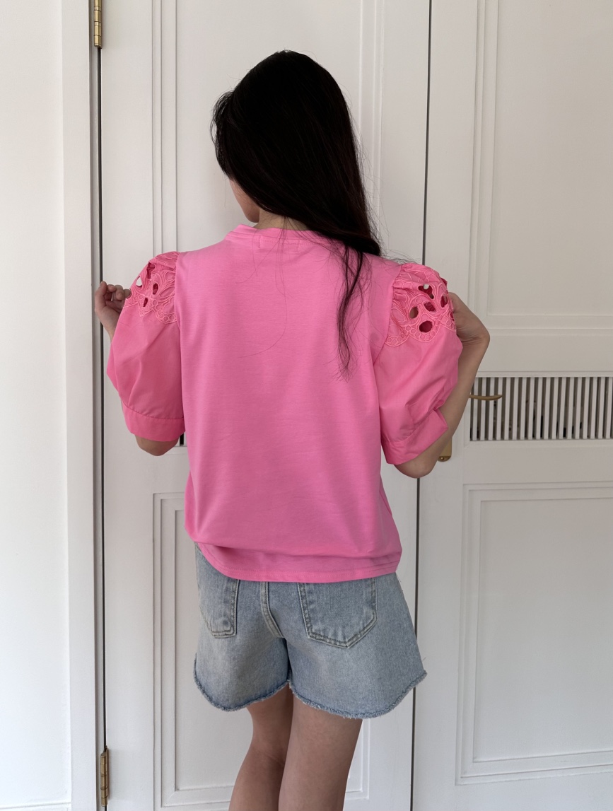 CLASSY-O東大門實拍女士新款熱賣休閑25春夏真品人氣T恤刺繡CLASSY-OT恤