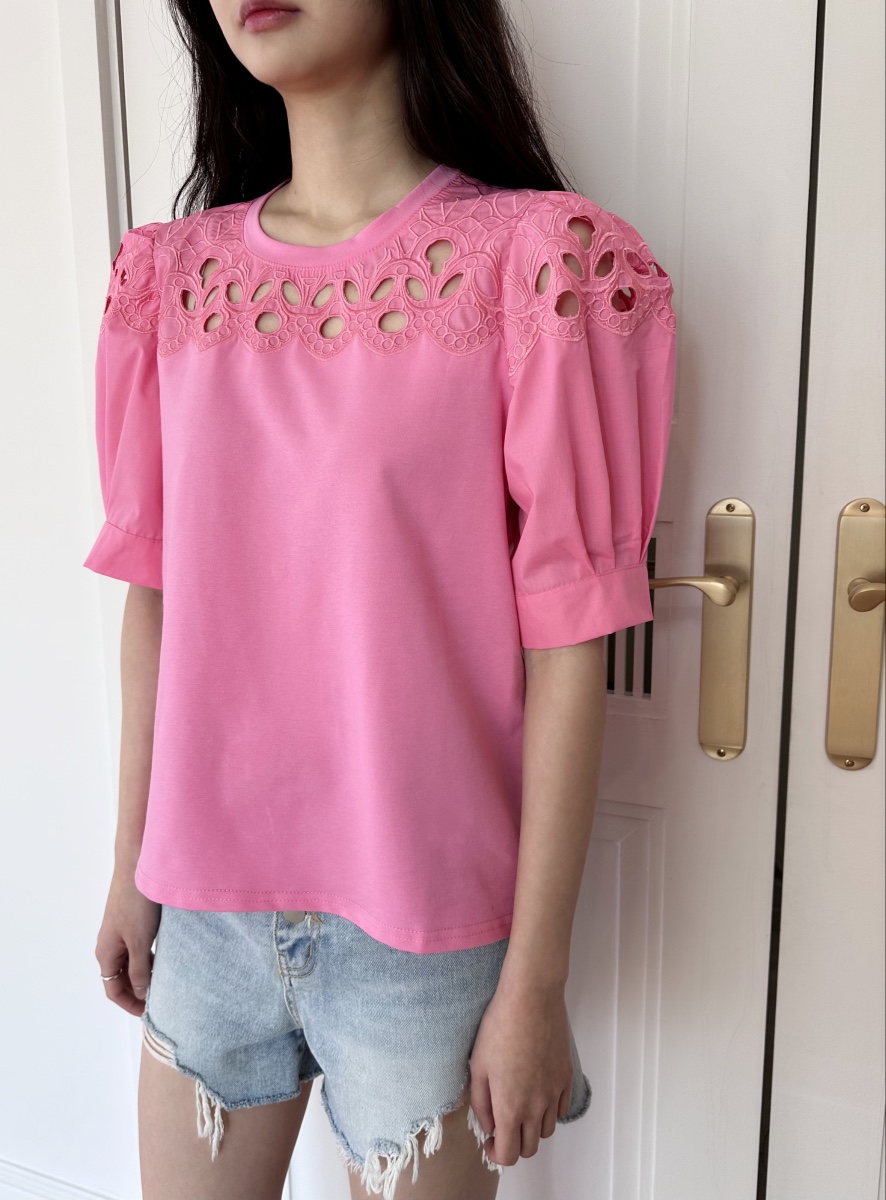 CLASSY-O東大門實拍女士新款熱賣休閑25春夏真品人氣T恤刺繡CLASSY-OT恤