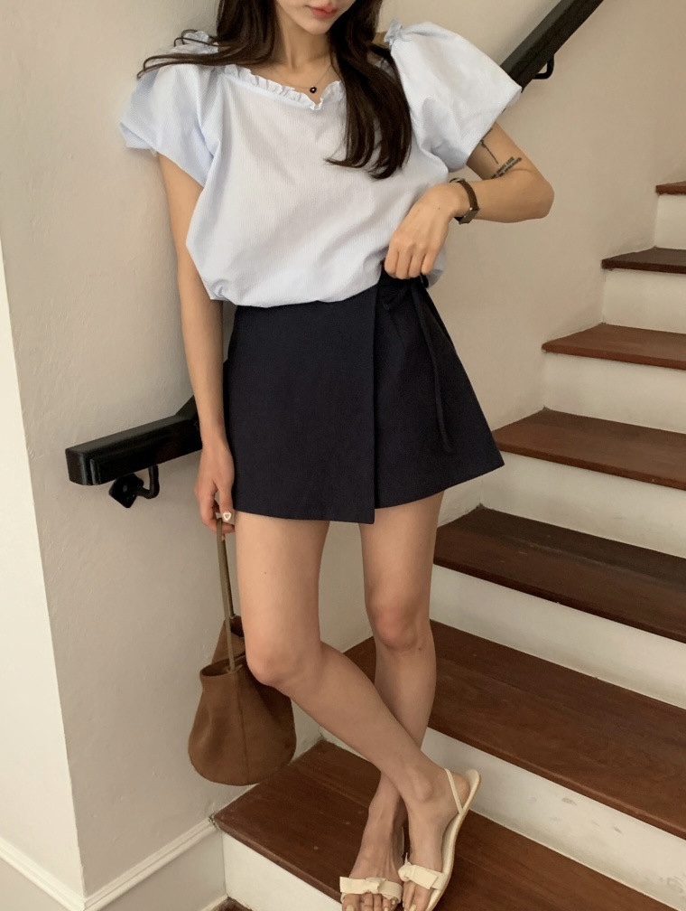 FRILL-T東大門代購女裝新款推薦時尚人氣職業休閑25春夏裙褲FRILL-T裙褲