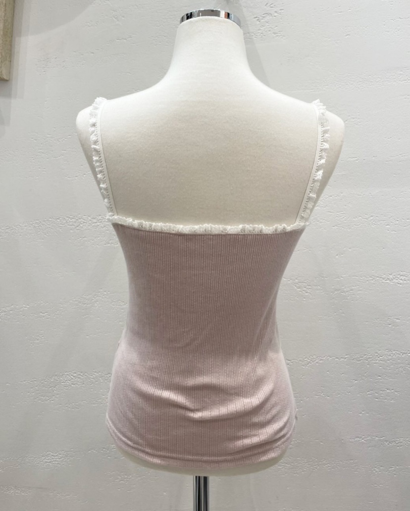 OEUF東大門代購女裝新品時尚職業25春夏休閑人氣推薦吊帶背心OEUF吊帶/背心