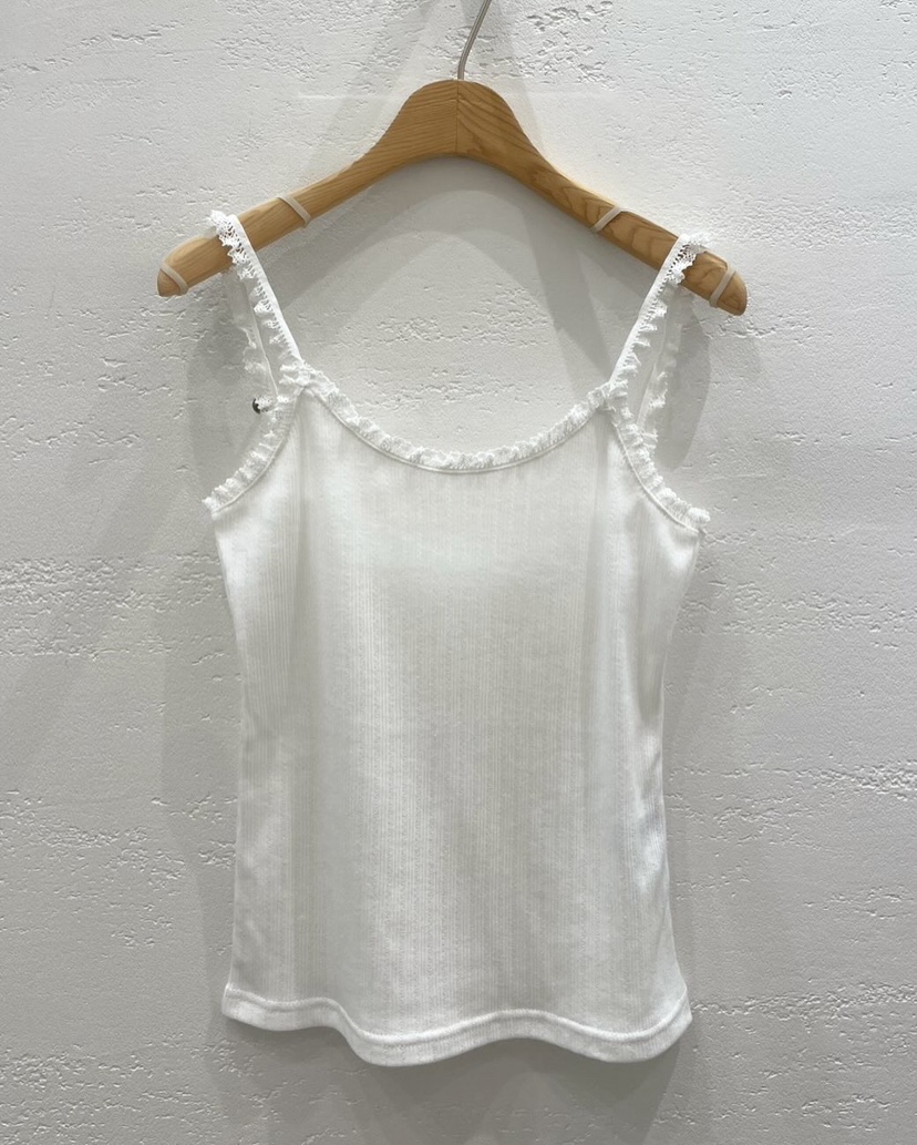 OEUF東大門代購女裝新品時尚職業25春夏休閑人氣推薦吊帶背心OEUF吊帶/背心