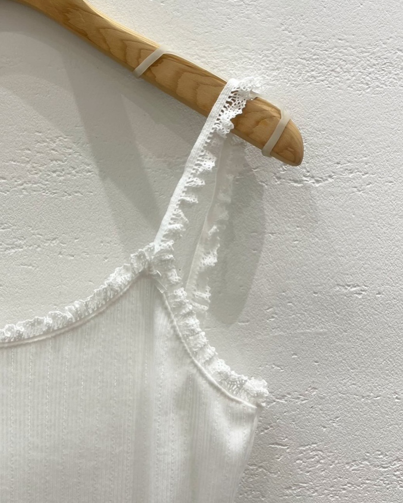 OEUF東大門代購女裝新品時尚職業25春夏休閑人氣推薦吊帶背心OEUF吊帶/背心